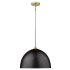 Pendant with Canopy - OG-BLK